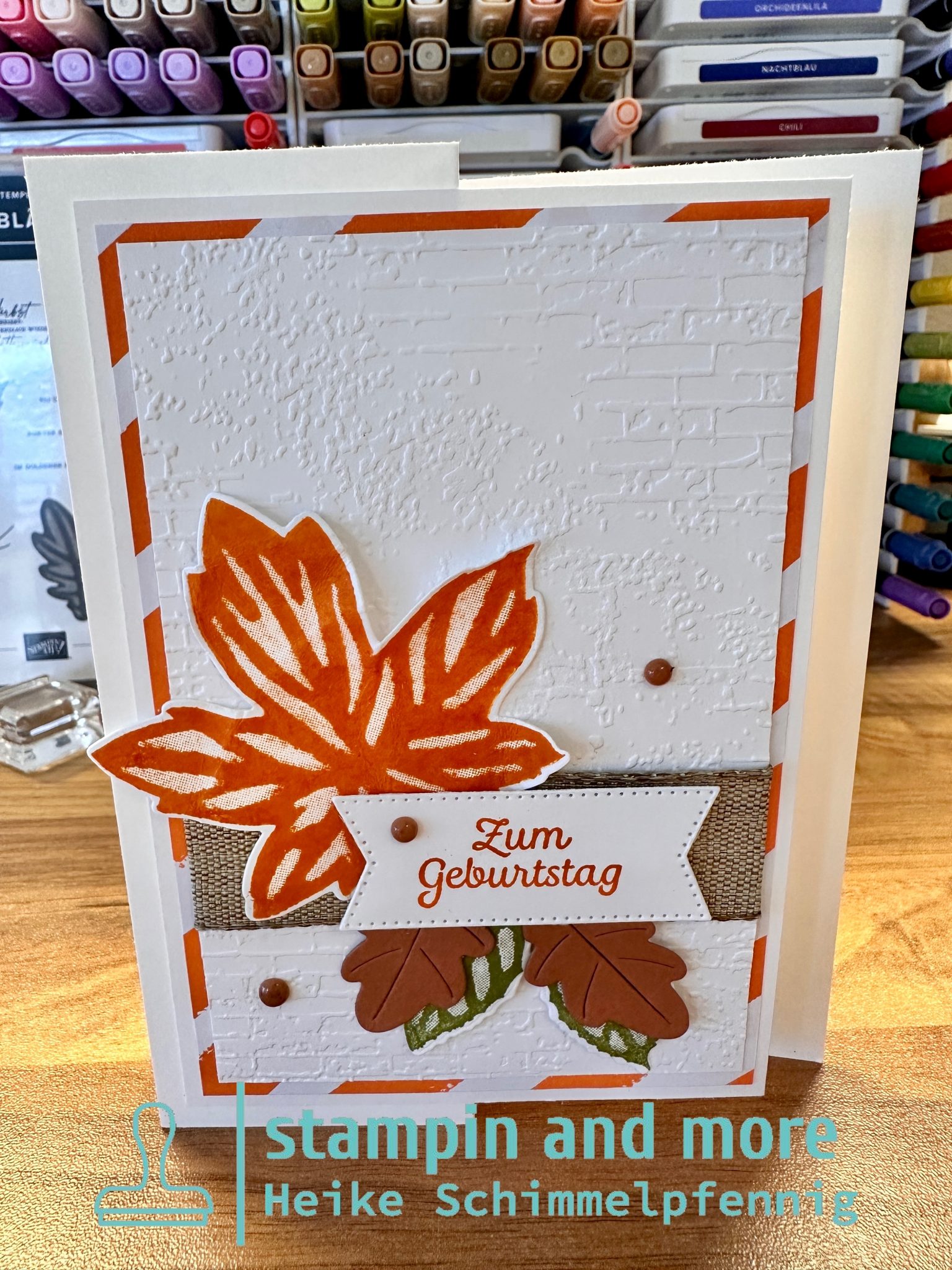 Geburtstagskarte 'Birthday Wishes Just For You' – Matt, Geprägt & Mit Glitzer
